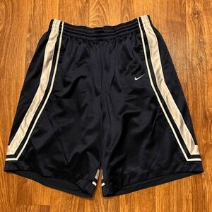 Nike Basketball Shorts Men Large Navy Blue Athletic Gym Fitness